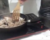 รูปขั้นตอนการทำที่ 4 ของ ผัดเกี้ยมฉ่ายใส่ไส้หมู + เห็ดหอม