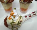 A picture of step 6 of Chocolate Golgappe Stuffed with Motichur and basundi mousse.