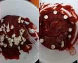 A picture of step 2 of Red Velvet Mug Cake.