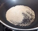 A picture of step 1 of Carom seeds and jaggery ladoo.