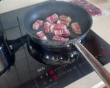 Foto del paso 1 de la receta: Arroz alla arrabbiata con alcachofa y panceta