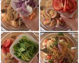 A picture of step 3 of 🧑🏽‍🍳👩🏻‍🍳Mama TomYum Salad •Yum Mama • Instant Ramen Noodle Salad Recipe |ThaiChef Food🌶🥬.
