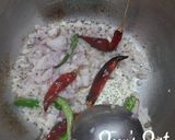 A picture of step 2 of Raw Banana and Bell Pepper Poriyal.