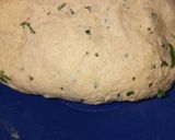 A picture of step 1 of Lachha paratha with mint buttermilk.