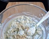 A picture of step 2 of Two-Salmon Loaf with Fresh Herb and Cucumber Sauce.