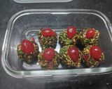 A picture of step 8 of Homemade Mukhwas-Paan bites.