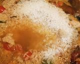 A picture of step 5 of Jambalaya.
