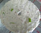 A picture of step 4 of Taandlaache Thaalipeeth (Savoury Rice Flour Flatbread).