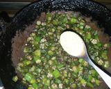 A picture of step 6 of Fry bhindi.