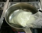 Foto del paso 3 de la receta: Fogonero a baja temperatura con pella y perlas de albahaca