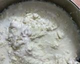 A picture of step 2 of Kesar Malai milk cake.