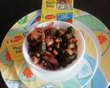 A picture of step 6 of Bhindi.