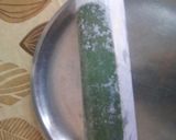 A picture of step 8 of Palak Paneer roll.