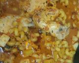 Foto del paso 8 de la receta: Guisado de alitas de pollo con fideos colita de cerdo