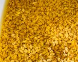 A picture of step 1 of Methi Sabji (Fenugreek Seeds Curry).