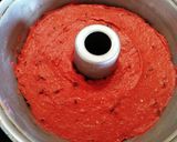 Φωτογραφία βήματος 2 της συνταγής Κέικ "red velvet" με αποξηραμένα φρούτα και κρέμα λεμονιού