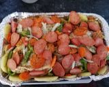 Foto del paso 4 de la receta: Pollo al horno con papas