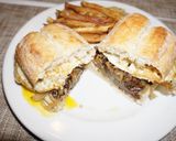 Foto del paso 6 de la receta: Sándwich de churrasco de lomo a lo pobre