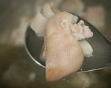 Hình bước làm 1 của món Canh rau tầm bóp nấu móng giò