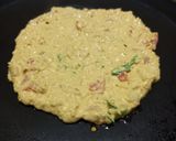 A picture of step 3 of Healthy oats paneer chilla.