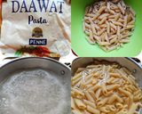 A picture of step 2 of One Pot Penne Pasta With Vegetables.