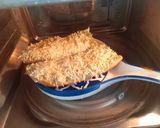 A picture of step 3 of Pesto Garlic Bread (Continental breakfast).