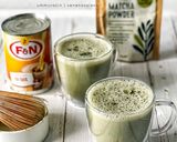 Gambar langkah 3 resipi Matcha Tea Tarik.