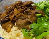 รูปขั้นตอนการทำที่ 4 ของ บะหมี่เนื้อผัดซอส