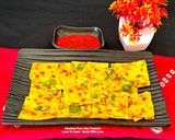 A picture of step 5 of Kutchi Chhiba Dhokli - Traditional Forgotten & Lost Recipe of Kutch Region - Gujarat - India.