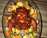 A picture of step 2 of Grilled chicken with potatoes and carrots.