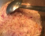 A picture of step 1 of Chicken aalu salan.