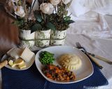A picture of step 9 of Scottish minced and tatties.