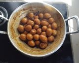 Foto langkah ke 7 dari resep Sambel teri tempe + sate telur puyuh homemade.