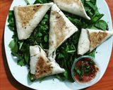 Une image de l'étape 9 de Samoussa.tortillas aux poireaux, thon, moutarde #healthy #detox.