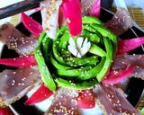 Une image de l'étape 6 de Bowl de riz et tataki de thon.