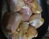 Foto del paso 1 de la receta: Arroz de coliflor personalizado con cuadros de pollo 💓