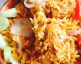 A picture of step 2 of Butter chicken biryani.
