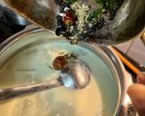 A picture of step 5 of Poosanikkai Mor Kootu (Ash gourd Mor Curry).