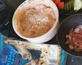 A picture of step 1 of Chicken Gyros.