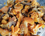 Foto del paso 4 de la receta: Tortilla de boniato y berenjena con Roquefort