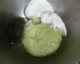 A picture of step 1 of Cucumber dip.