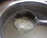 A picture of step 1 of Gulab Ras malai.