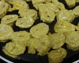 A picture of step 3 of Soya Malai Chaap.