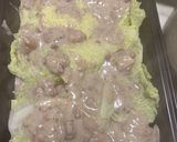 A picture of step 6 of Savoy Cabbage Lasagna with Spiced Cinnamon Ragu.