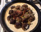 A picture of step 3 of California Farm Meatballs in Dill Sauce.