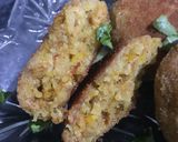 A picture of step 4 of Leftover biryani kabab.