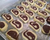 A picture of step 8 of Pinwheel Cookies 😍😍.
