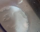 A picture of step 1 of RoohAfza milk.