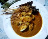 Foto langkah ke 3 dari resep Sate Sapi Kuah Kacang.