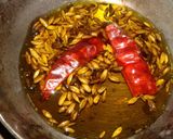 A picture of step 7 of Besan Badi in Tamarind Gravy.
